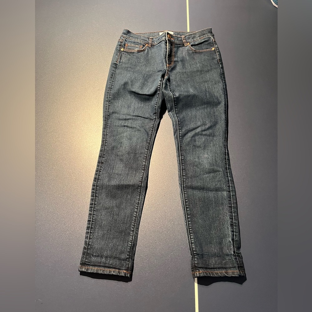 LOFT Indigo Straight Leg Jeans